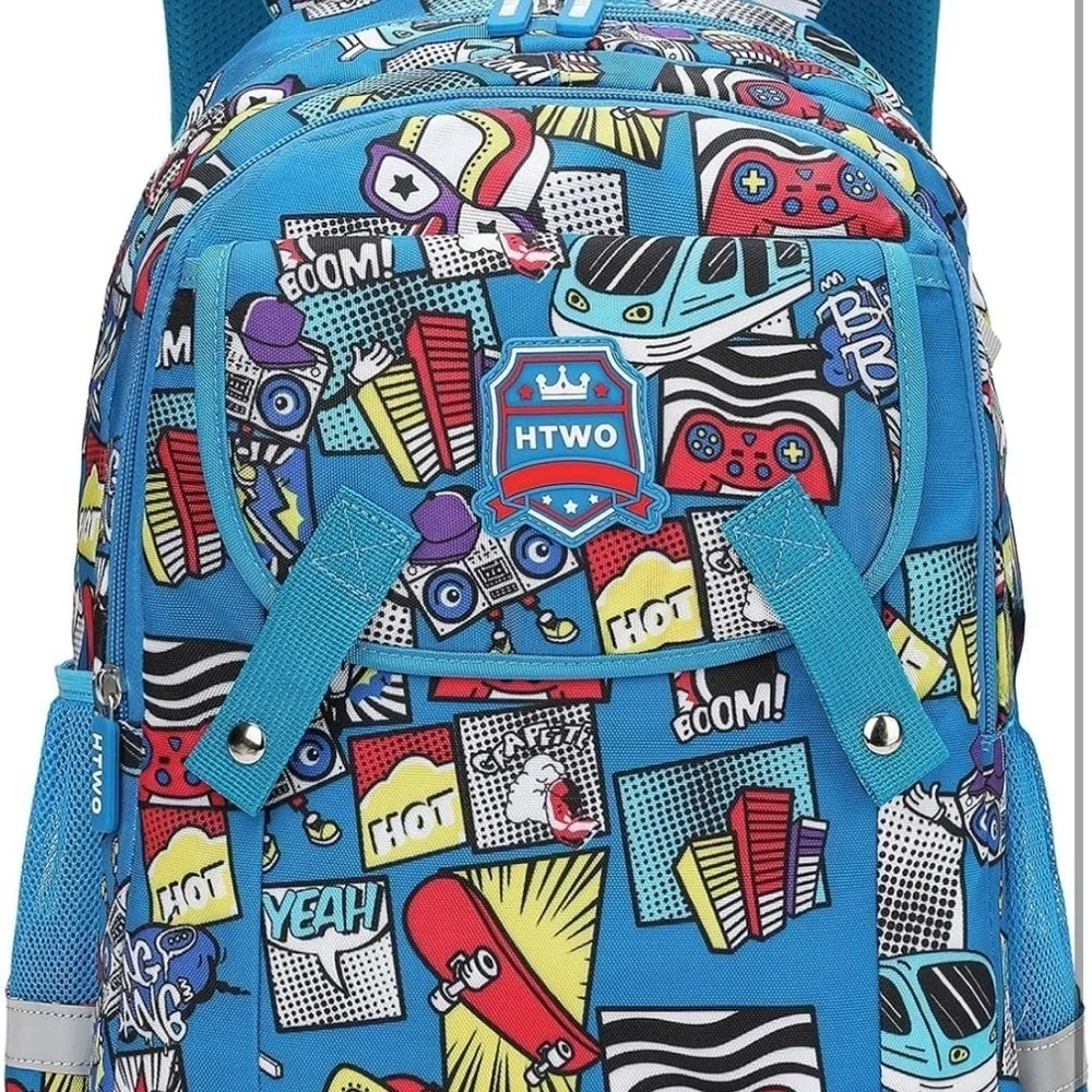 Colorful Graphic Backpack